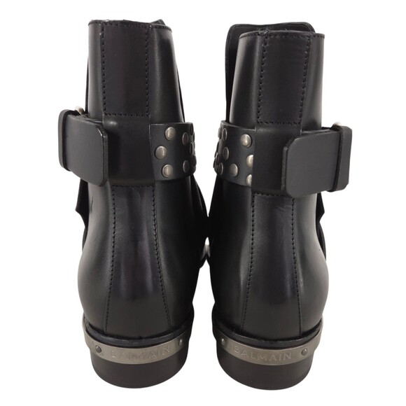 Balmain Beatle Studded Harness Boots US 13 EU 46 Mens Black $1350 main image 12